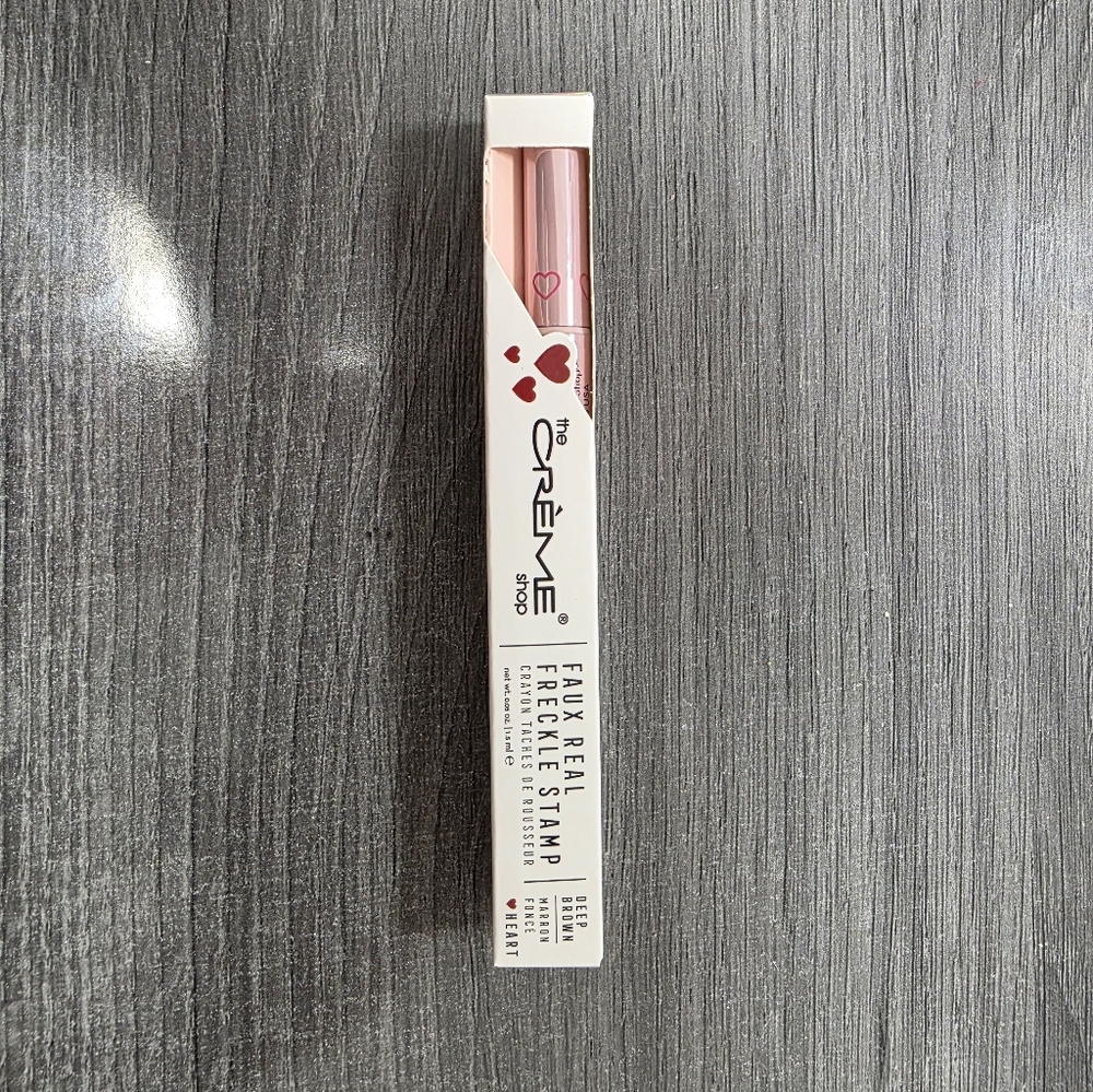 The Crème Shop Faux Real Freckle Stamp Heart – Deep Brown NIB